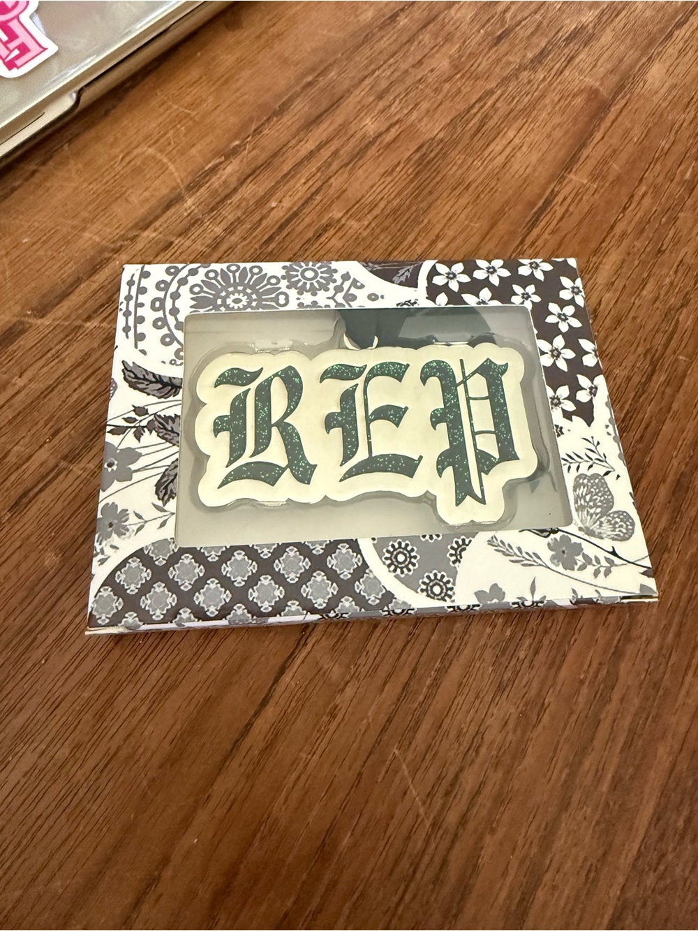 Taylor Swift REPUTATION ERA Glitter REP Ornament.